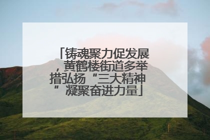铸魂聚力促发展，黄鹤楼街道多举措弘扬“三大精神”凝聚奋进力量