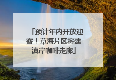 预计年内开放迎客！草海片区将建滇岸咖啡走廊