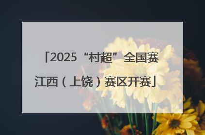 2025“村超”全国赛江西（上饶）赛区开赛
