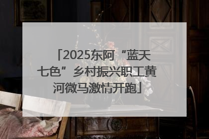 2025东阿“蓝天七色”乡村振兴职工黄河微马激情开跑