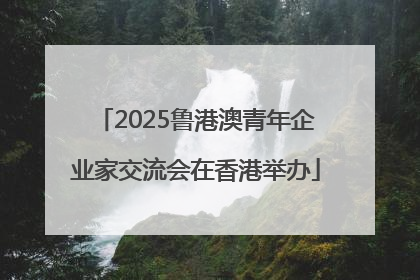 2025鲁港澳青年企业家交流会在香港举办